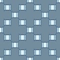 Vector Opened Window simple colored seamless pattern