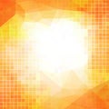 Vector orange abstract background for business with squares Royalty Free Stock Photo