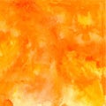 Vector orange abstract hand drawn watercolor background Royalty Free Stock Photo