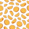 Vector Orange Seamless Pattern