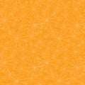 Vector orange spiderweb texture Halloween seamless repeat pattern background. Great for spooky fabric, wallpaper