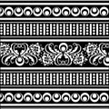 Vector oriental pattern Royalty Free Stock Photo