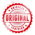 Vector original stamp Royalty Free Stock Photo