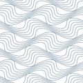 Vector ornamental continuous background made using undulate line