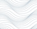 Vector ornamental continuous background made using undulate line Royalty Free Stock Photo