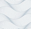 Vector ornamental continuous background made using undulate line