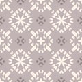 Abstract floral background in gray color. Repeat design for decor, wallpaper, textile Royalty Free Stock Photo