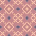 Abstract floral background. Pink, peach, blue color. Royalty Free Stock Photo