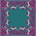 Vector ornate frame in Eastern style.