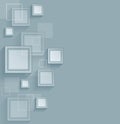 Vector Overlapping Squares Royalty Free Stock Photo