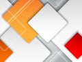Vector Overlapping Squares Background Royalty Free Stock Photo