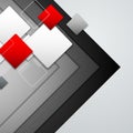 Vector Overlapping Squares Background Royalty Free Stock Photo
