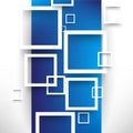 Vector overlapping squares concept background Royalty Free Stock Photo
