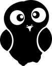 Vector Owl logo or icon design