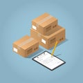 Vector Package Delivery Illustration