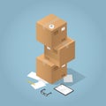 Vector Package Delivery Illustration