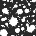 Vector Paint Blots Pattern