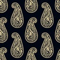 Vector Paisley Fabric And Textile Pattern