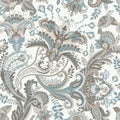 Vector Paisley pattern. Indian ornament for textile, cover, wallpaper, backdrop