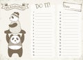 Vector Panda sports. Workout planner, fitness planner, printable planner kit, workout tracker printable