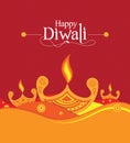 Vector Paper Diwali Design Template