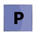 Vector parking icon