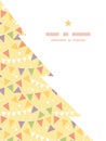 Vector party decorations bunting Christmas tree