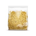 Vector Pasta Shells Packaging Template Isolated