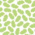 Vector pastel White background seamless pattern with tropical colorful monstera leaves. Exotic floral wallpaper. Jungle