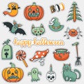 Halloween patch set