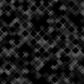 Vector patchwork background with dark grey and black tiles geometric ornament