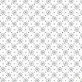 Vector pattern. abstract flower monochrome stylish, repeating with small floral