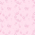 Vector pattern background with pink stars