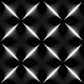 Vector pattern with black graphic lines, kaleidoscope abstract b
