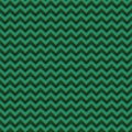 Vector pattern. Chevron zig zag emerald dark green seamless pattern with golden lines. Royalty Free Stock Photo