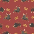 Vector pattern. Corrida.