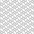Vector pattern design square diamond shape. repeating with white slant blocks tiling. Floor cladding bricks. Mosaic motif.