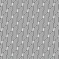Vector pattern with diagonal braids. Endless stylish texture.