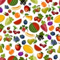 Vector pattern from fruits.