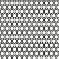 Vector pattern - geometric seamless simple black and white modern texture Royalty Free Stock Photo