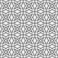 Vector pattern, geometric seamless simple black and white texture