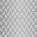 Vector pattern with geometric waves. Endless stylish texture. Ripple monochrome background.
