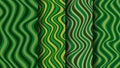 Vector pattern with green stripes. A design concept for celebrating St. Patrick's Day.