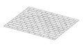 Grey Paving Stone Texture Pattern, vector design Generative AI Royalty Free Stock Photo