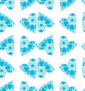 Vector pattern with hearts