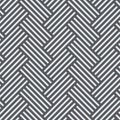 Vector pattern with interweaving of thick lines. Traditional hatching of architectural graphic.