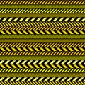 Vector pattern. Police line. Seamless image. Vector image.