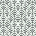 Vector pattern, repeating abstract green grass. monochrome stylish clean design for fabric, wallpaper, printing. Royalty Free Stock Photo