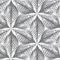 Vector pattern, repeating abstract grunge leaves or flower petal. graphic clean for printing, fabric, background. Royalty Free Stock Photo