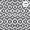 Vector pattern. Repeating geometric tiles with linear striped rhombuses in hexagon shapes